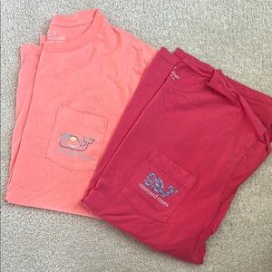 Vineyard Vines Pink and Red T-Shirts